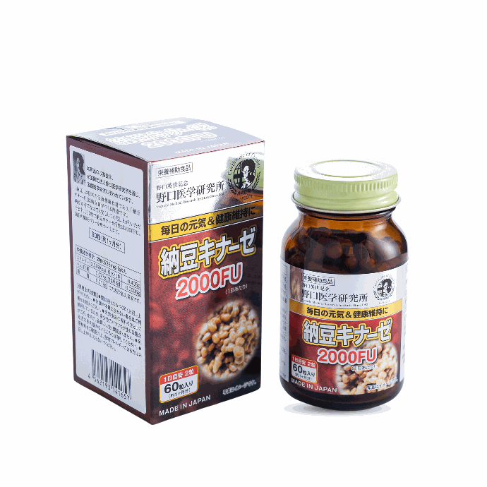 TPBVSK Hỗ Trợ Ngăn Ngừa Đột Quỵ Natto Kinase 2000FU Noguchi 60 viên