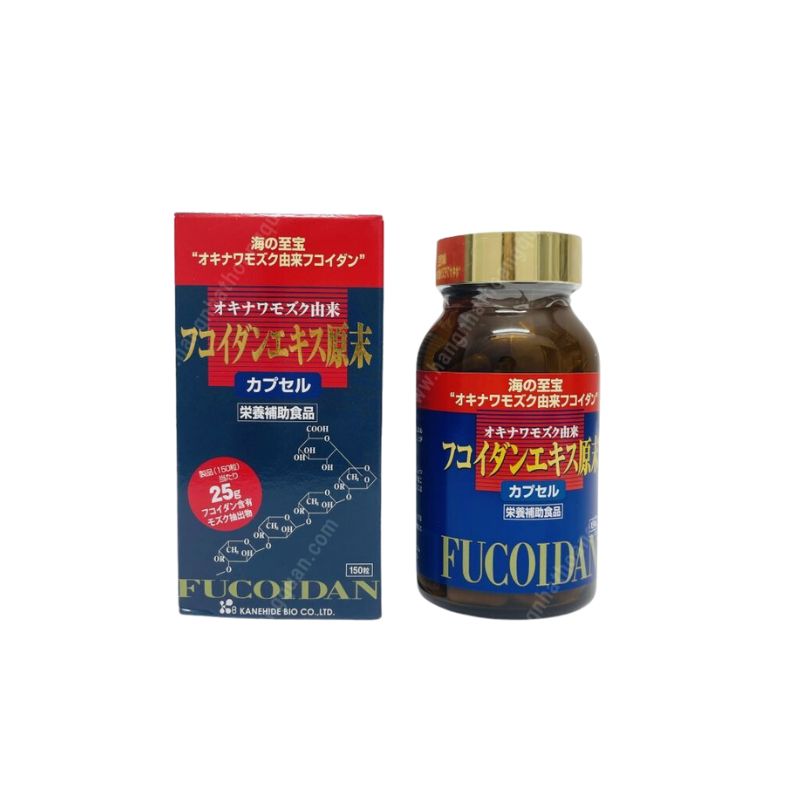 Viên Uống Fucoidan Đỏ Kanehide 150 Viên