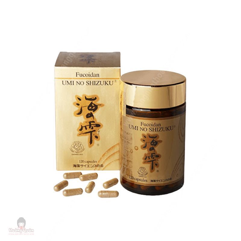 Viên Uống Fucoidan Ngăn Ngừa & Hỗ Trợ Điều Trị Ung Thư Umi No Shizuku 120 Viên