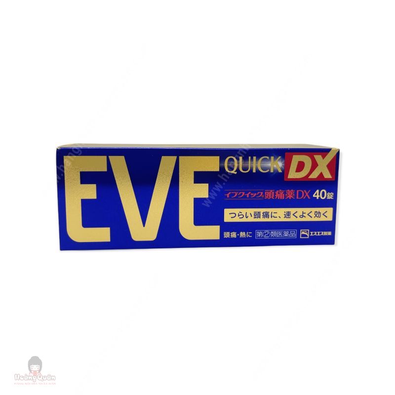 Viên Uống Giảm Đau Hạ Sốt EVE Quick DX Vàng 40 viên