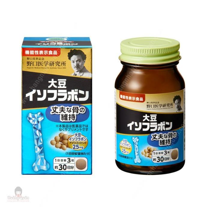 TPBVSK Isoflavones Giúp Tăng Mật Độ Xương, Giảm Tình Trạng Loãng Xương Noguchi 90 Viên