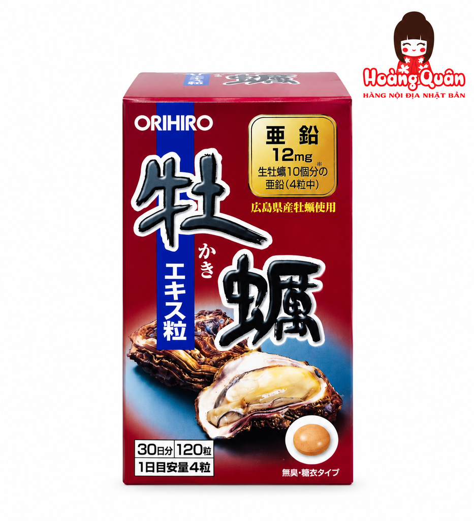 Viên Uống Hàu Tươi Orihiro 120v