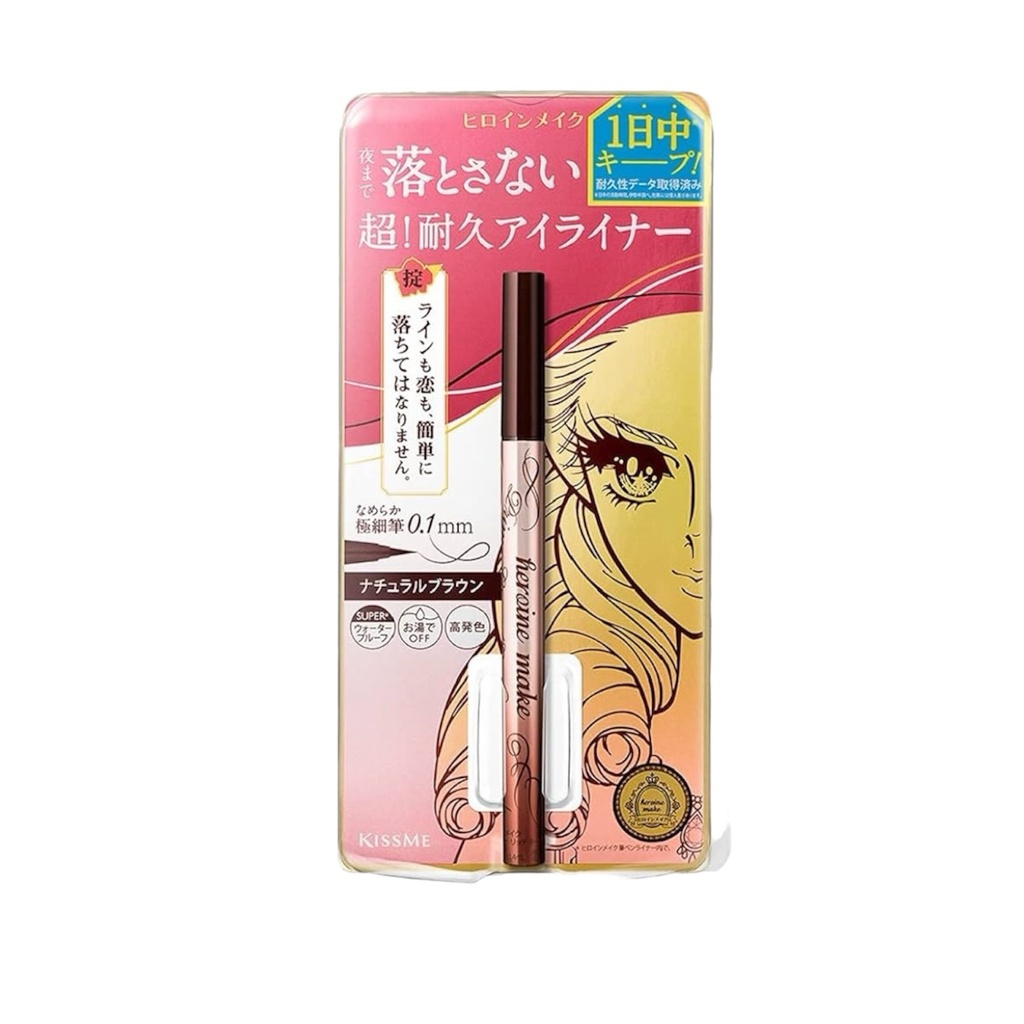 Bút Kẻ Mắt Lâu Trôi Kiss Me Heroine Make Smooth Liquid Eyeliner 0.1mm