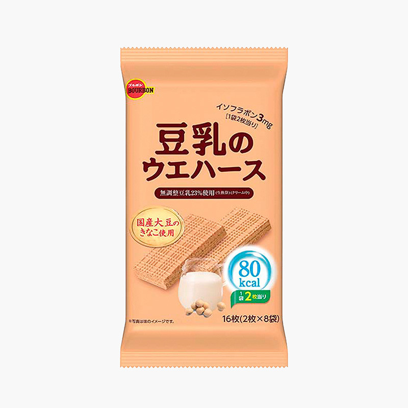 Bánh Xốp Sữa Đậu Nành Bourbon 112.8g