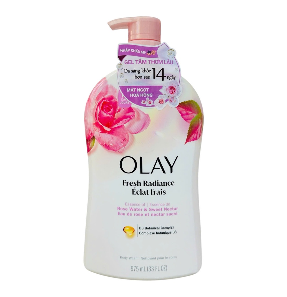Sữa Tắm Dưỡng Da Olay Mật Hoa Hồng 975ml
