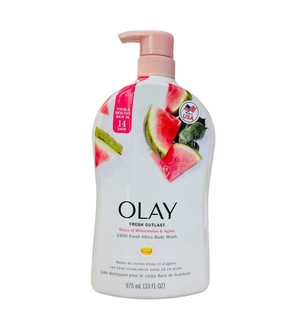 Sữa Tắm Dưỡng Da Olay Dưa Hấu & Cây Thùa 975ml