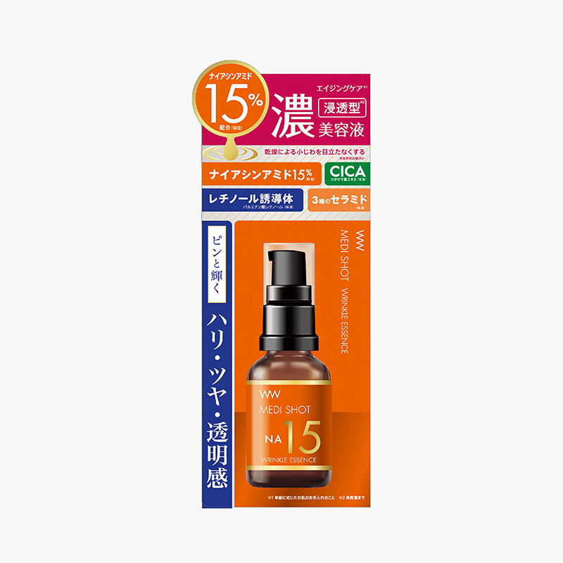 Tinh Chất Niacinamide Giảm Nhăn Chuyên Sâu Na15 Meishoku Medi Shot 30ml