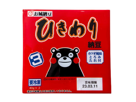 Đậu Nành Lên Men Nghiền Nhỏ Kumamon Hikiwari Natto (40g x 3H)