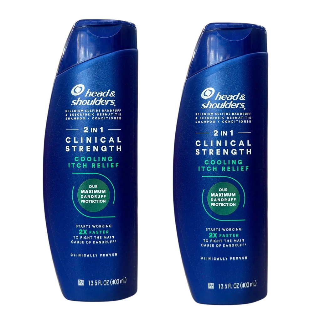 Dầu Gội H&S Clinical Strength Ngăn Gàu, Giảm Ngứa Da Dầu 400ml