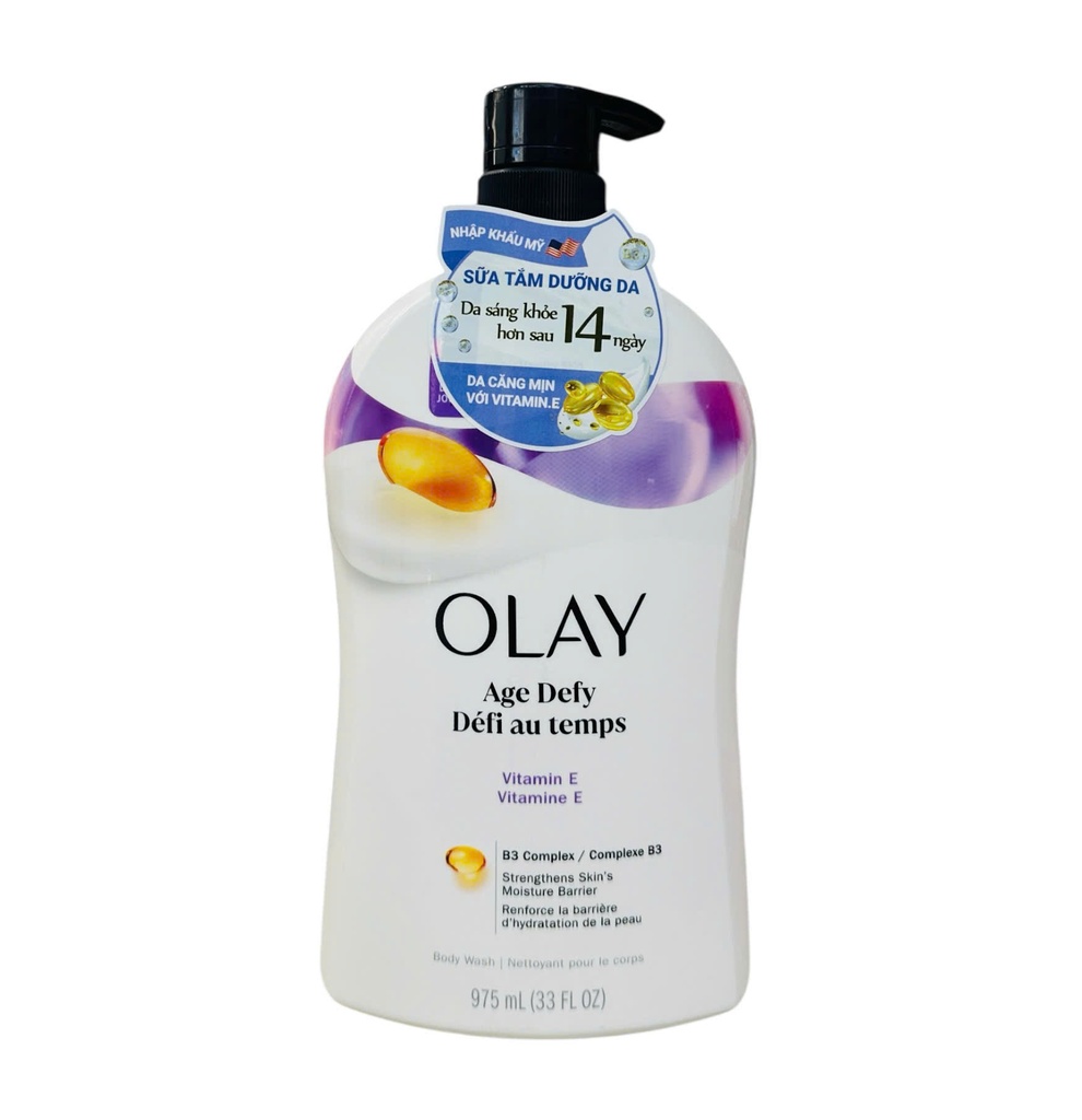 Sữa Tắm Dưỡng Da Olay Chống Lão Hóa Với Vitamin E 975ml