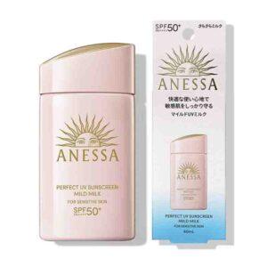 Sữa Chống Nắng Anessa Nhạy Cảm UV Sunscreen SPF50+ 60ml (Hộp Giấy)