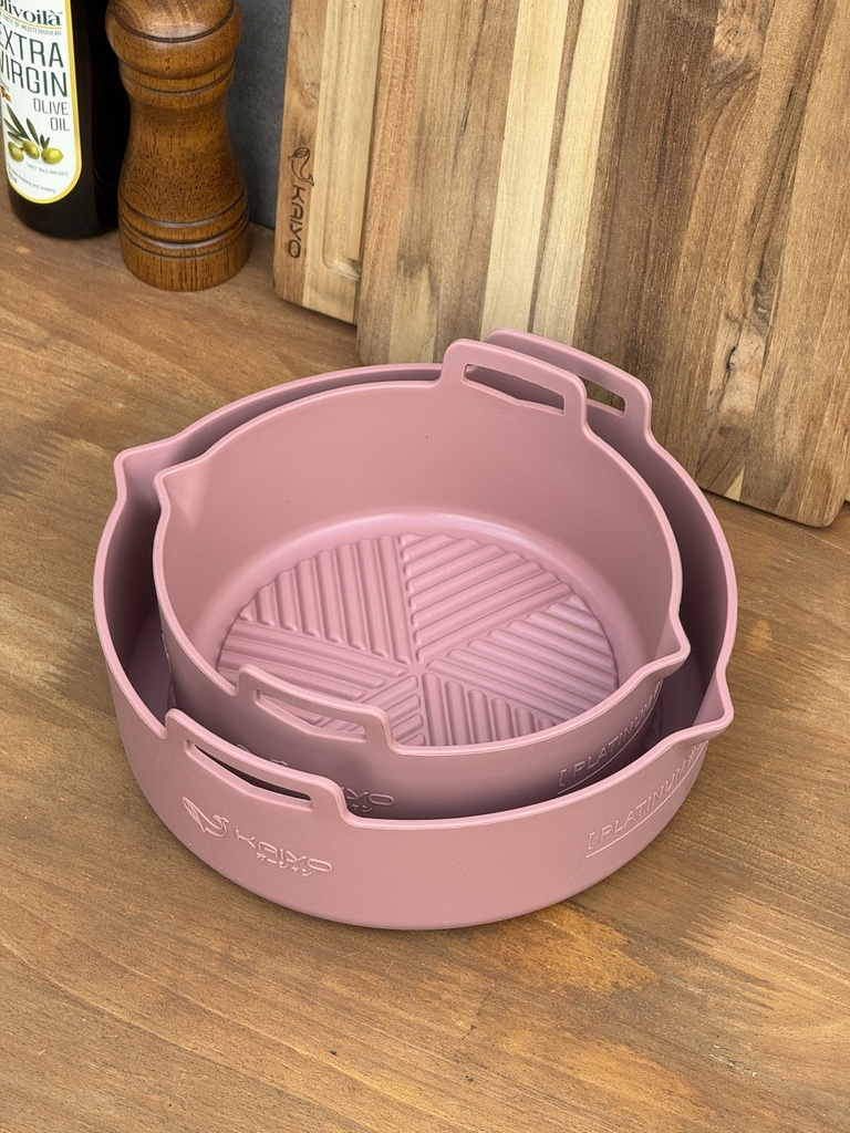 Khay Silicon Kaiyo Màu Hồng 18cm