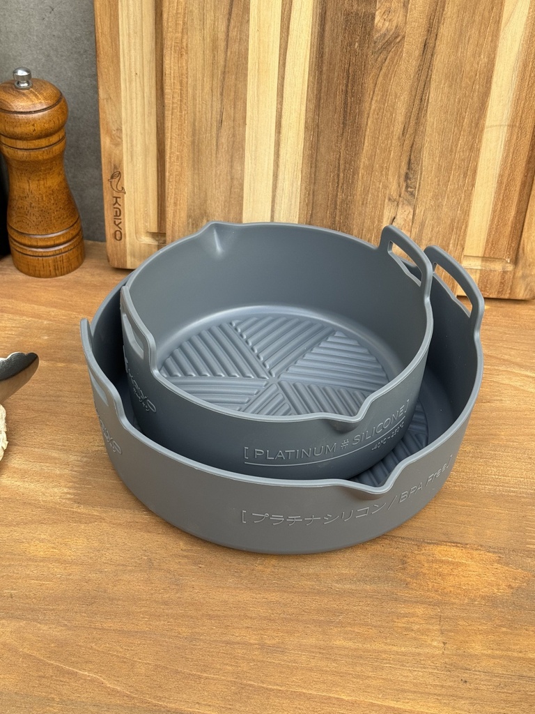 Khay Silicon Kaiyo Màu Ghi 18cm