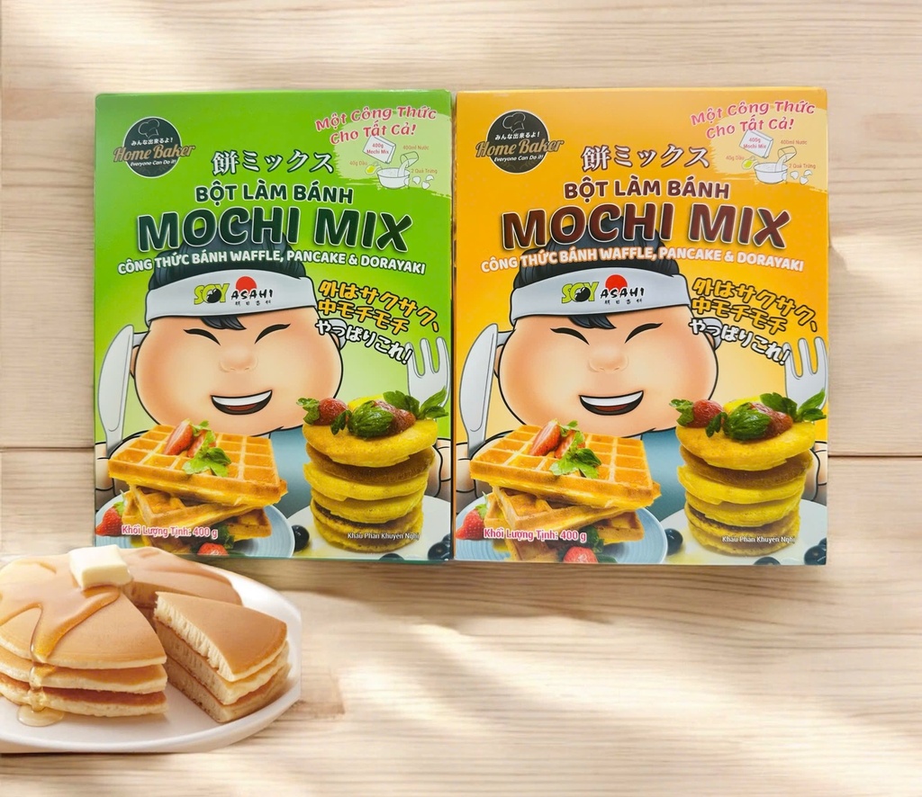 Bột Làm Bánh Mochi Mix Soy Asahi 400gram