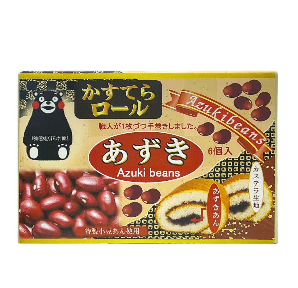 Bánh Bông Lan Cuộn Vị Đậu Đỏ Azuki Kumamon A