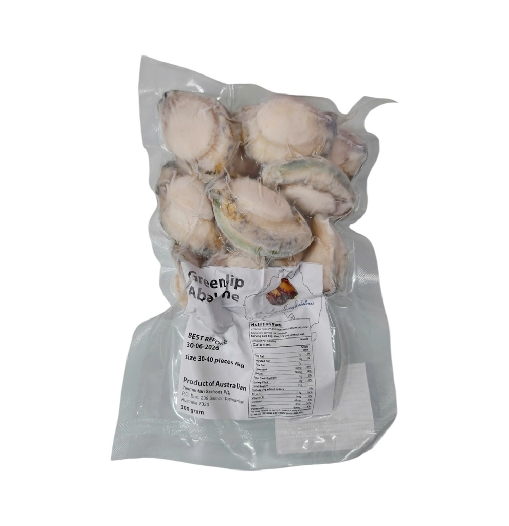 Bào Ngư Xanh Úc Cao Cấp Đông Lạnh 300gr