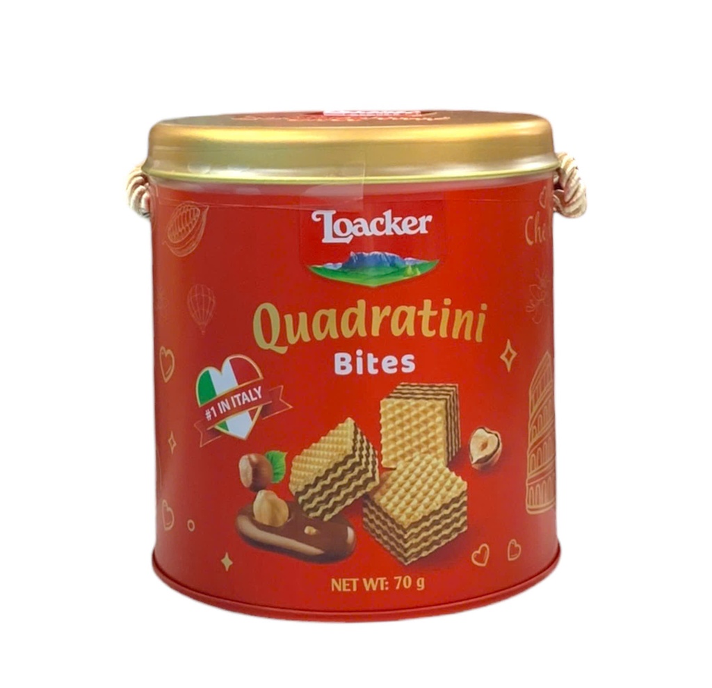 Bánh Xốp Loacker Quadratini Bites 70g