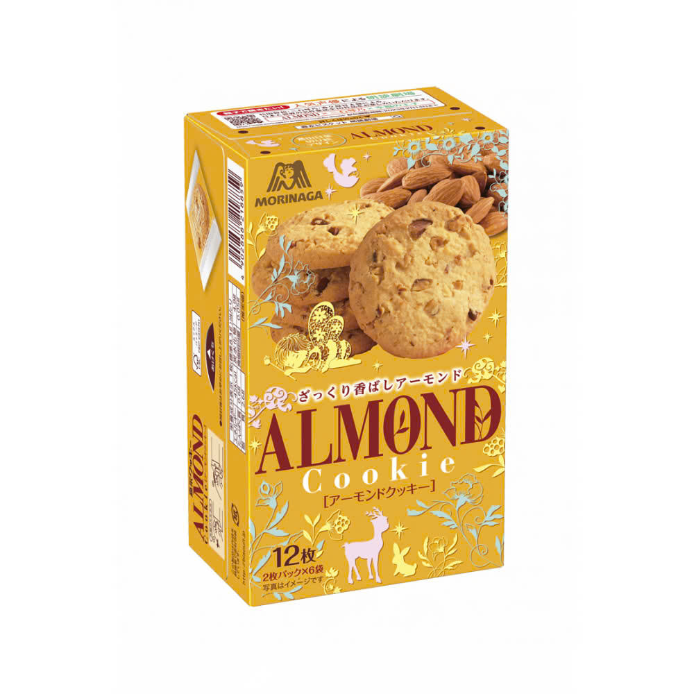 Bánh Cookies Hạnh Nhân Almond Morinaga 12M