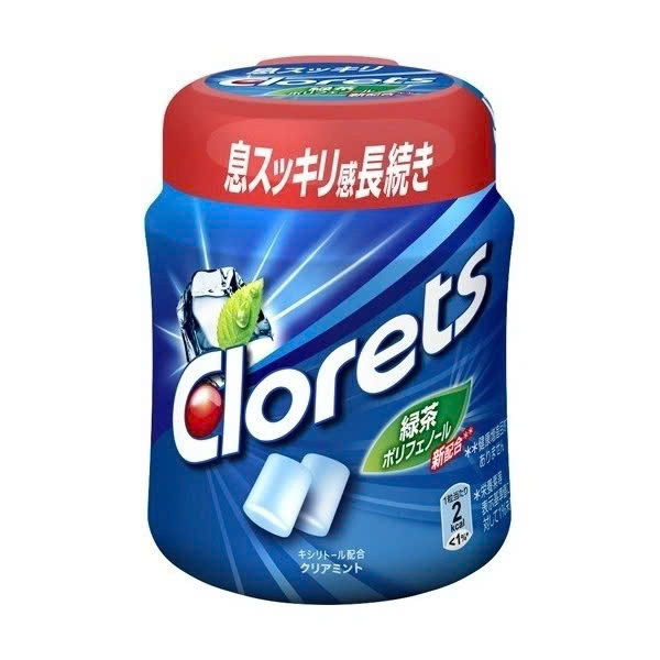 Kẹo Cao Su CLORETS Hương Bạc Hà Mát Lạnh 140G