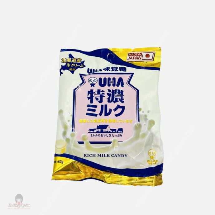 Kẹo Sữa UHA Tokuno 88g Gói Giấy Mới