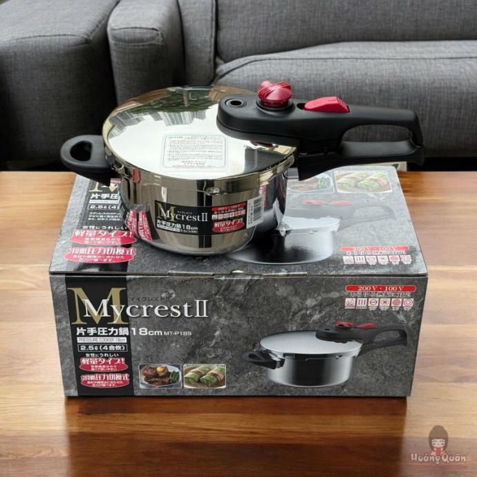 Nồi Áp Suất Mini 2 Chế Độ Nấu Thông Minh Tamahaship 2.5L