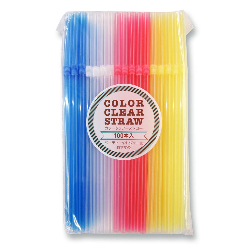 Set 100 Ống Hút Nhựa 21cm Cỡ To