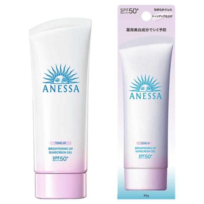 Kem Chống Nắng Dạng Gel Anessa Brightening Uv Sunscreen Gel SPF50+ PA++++ Dưỡng Sáng Nâng Tông 90g (Mới)