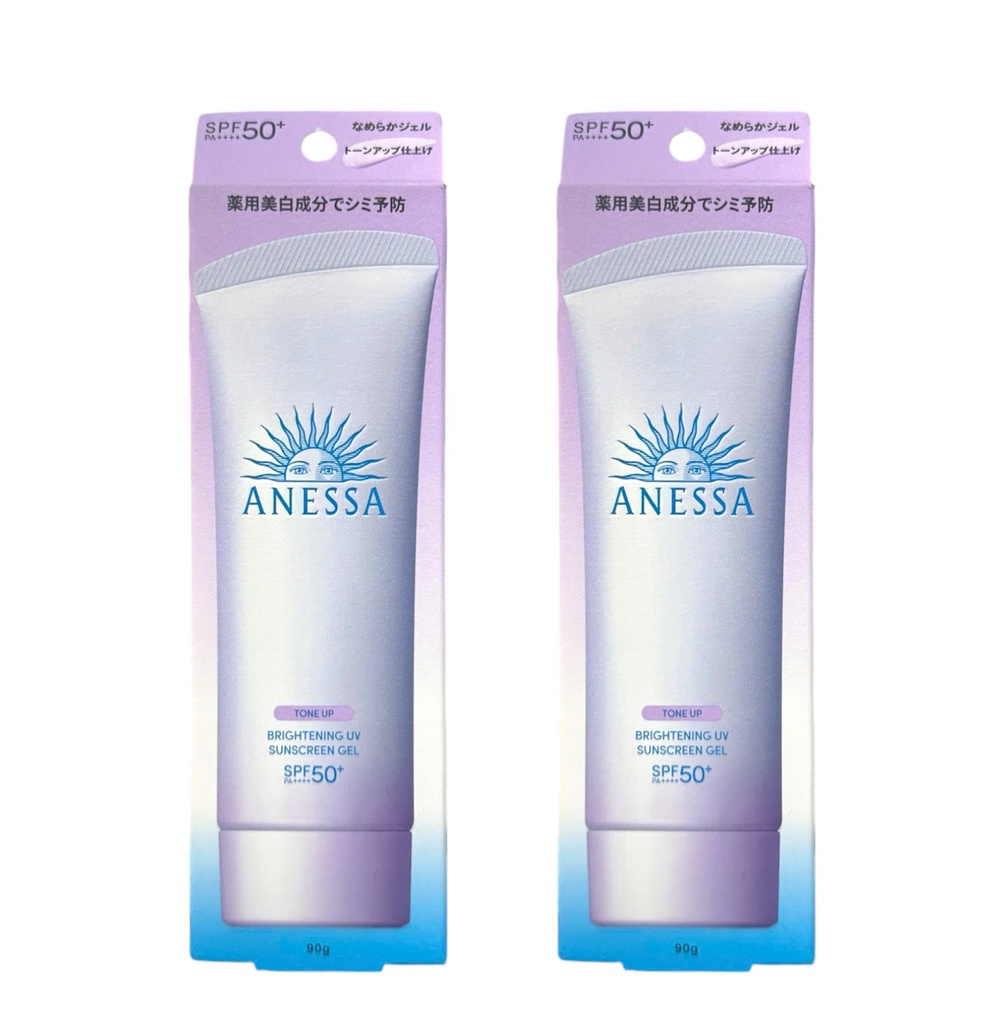 Kem Chống Nắng Dạng Gel Anessa Brightening Uv Sunscreen Gel SPF50+ PA++++ Dưỡng Sáng Nâng Tông 90g (Mới)