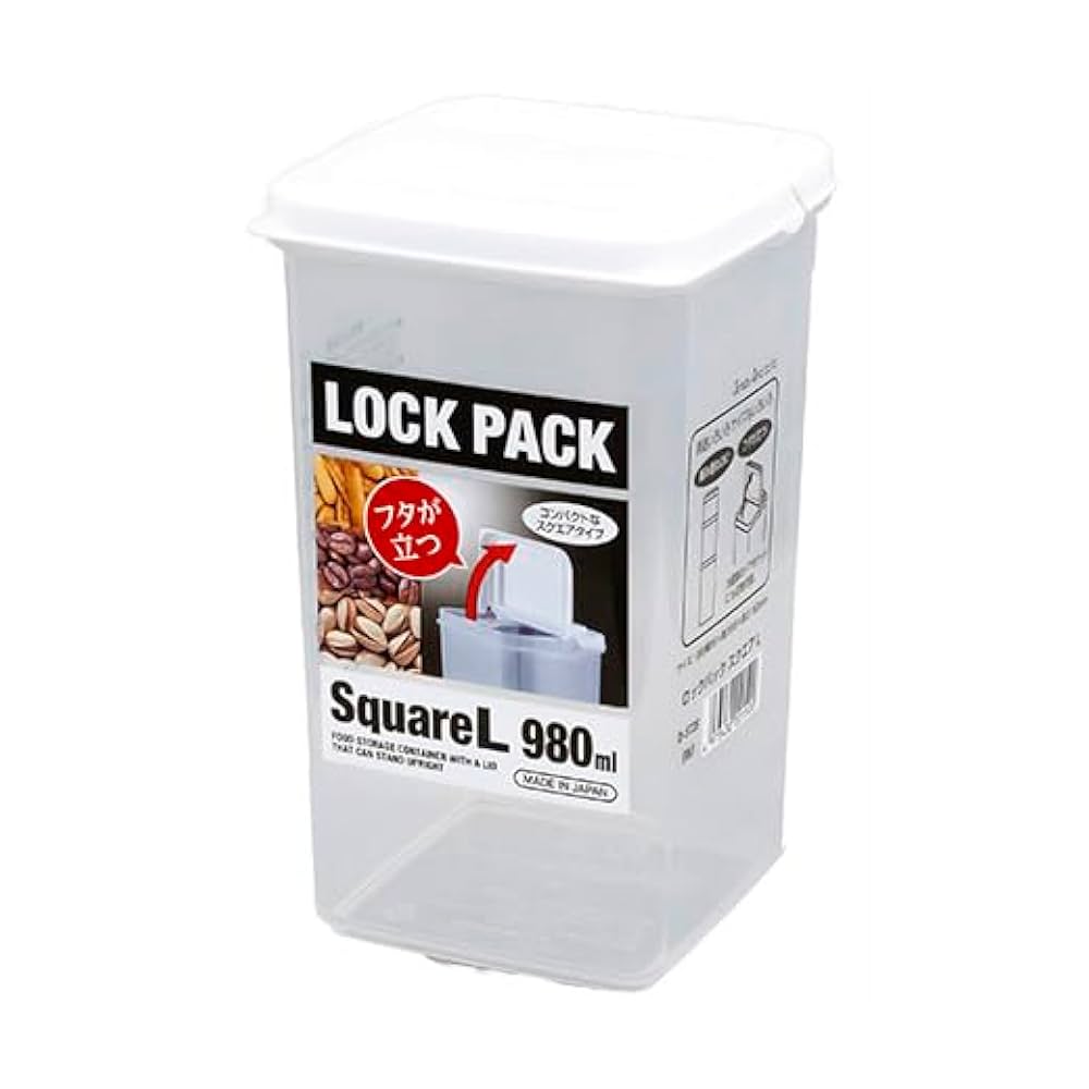 Hộp Nhựa Đựng Thực Phẩm 980ml, Nắp Liền Dáng Cao