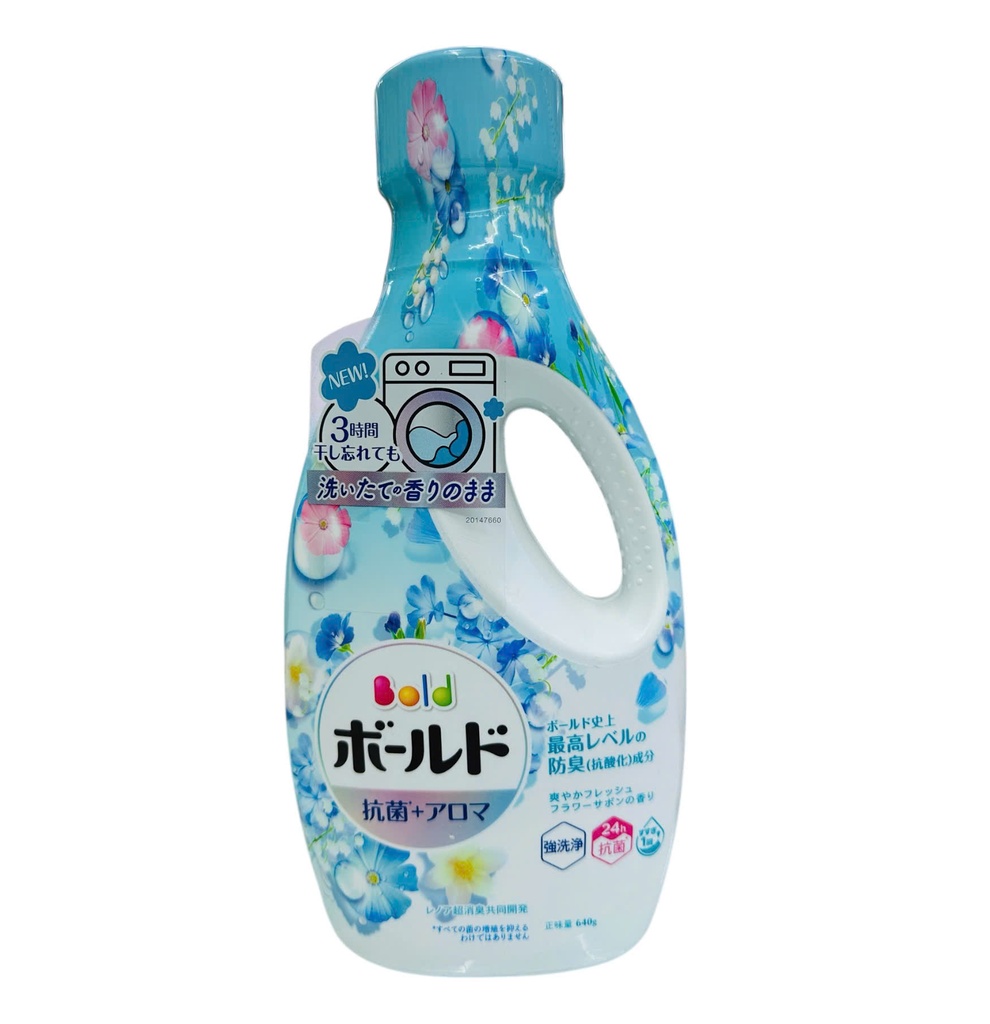 Nước Giặt Bold Gel Liquid Hương Hoa Tươi Mát 630g