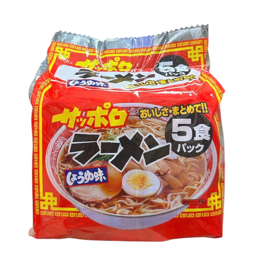 Mì Ramen Ăn Liền Vị Nước Tương 410g (82gx5 gói)