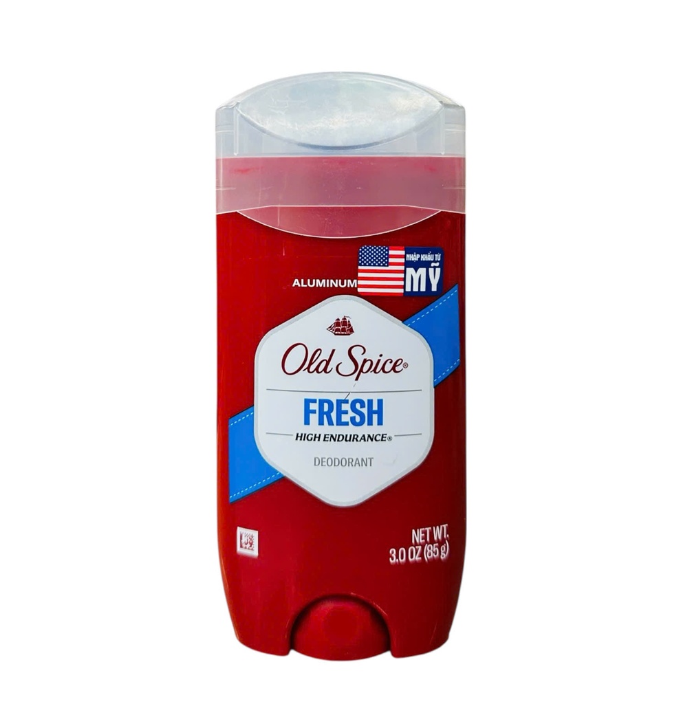 Sáp Khử Mùi Old Spice Hương Fresh Tươi Mát 85g (Nắp Trắng)