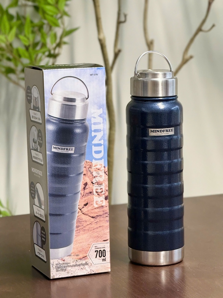 Bình Giữ Nhiệt Inox 304 Có Quai Xách Mind Free 700Ml 