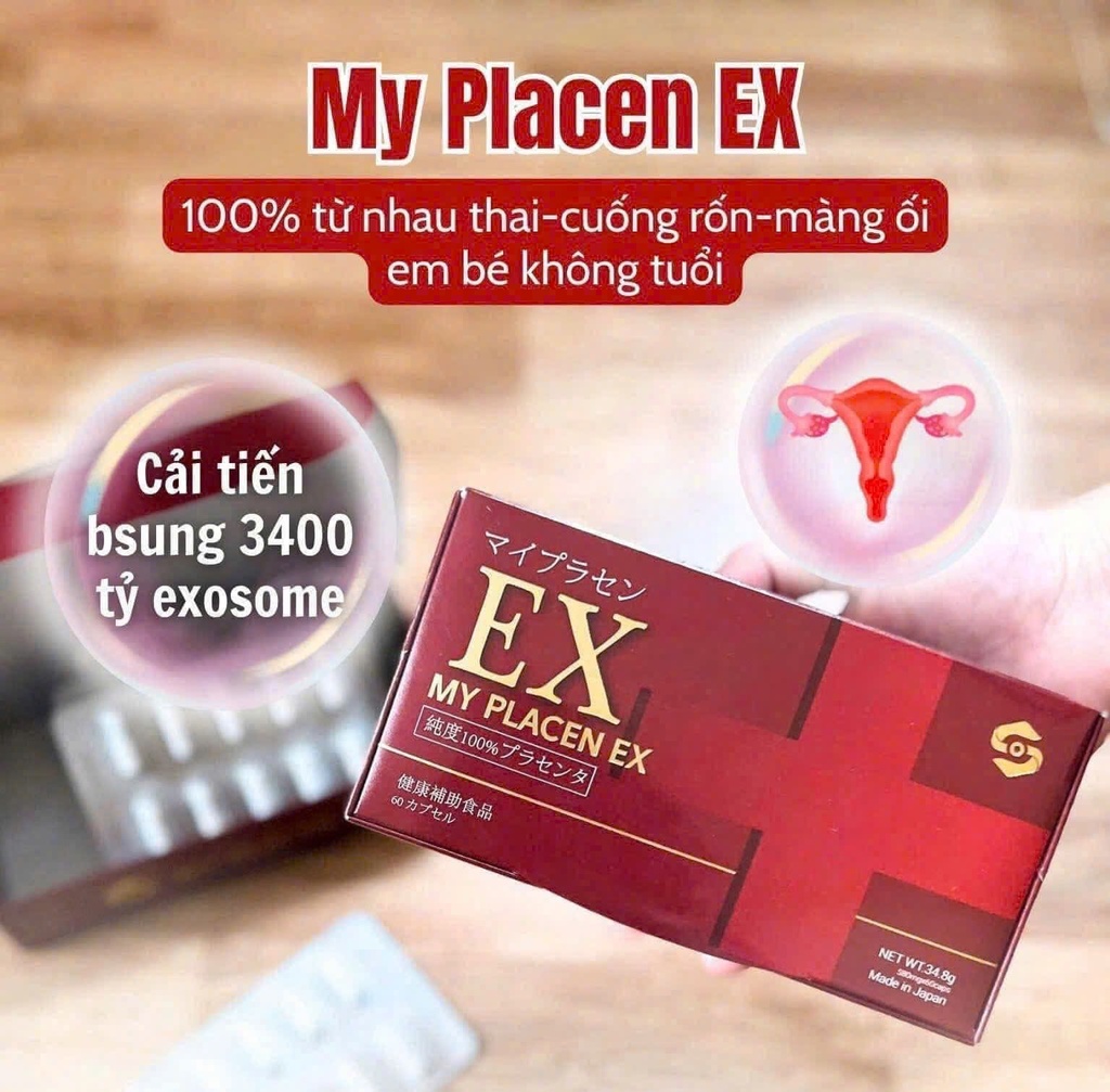 Viên Uống Nhau Thai My Placen EX 60 viên