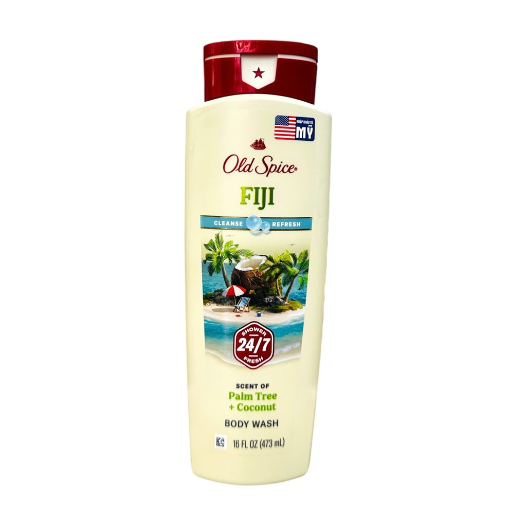 Gel Tắm Old Spice Hương Fiji Thư Giãn 473ml