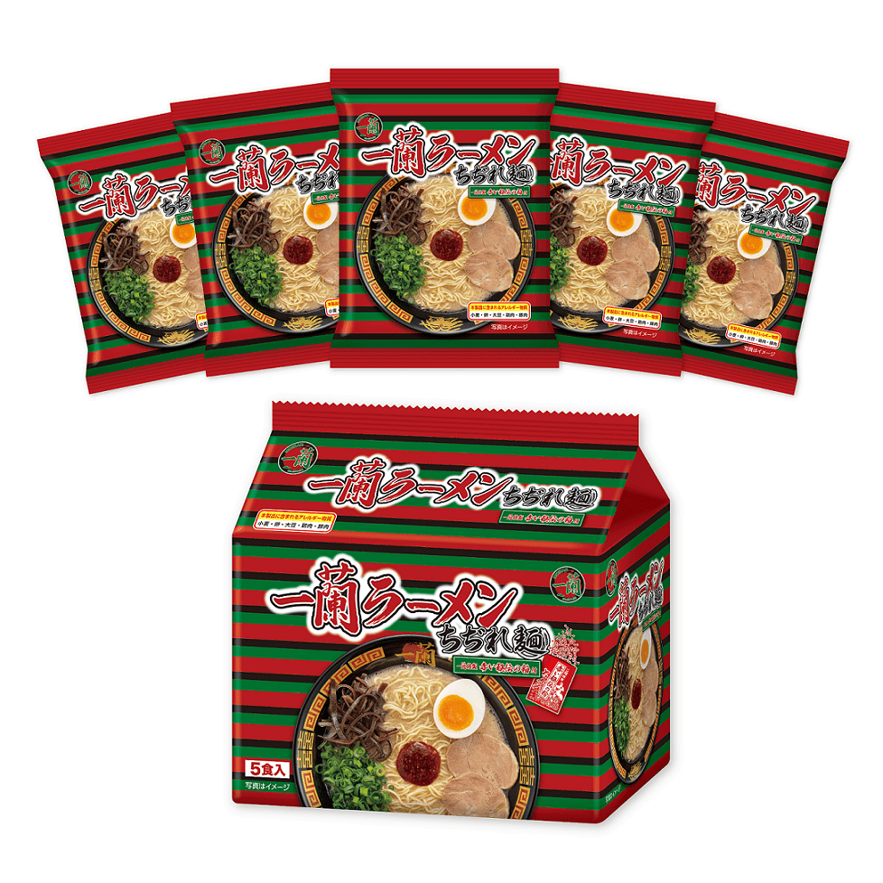Mì Ichiran Ramen Sợi Xoăn - Roll Noodles (5 Phần) 660g