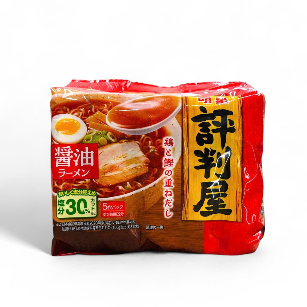 Mì Ramen Myojo Hyobanya Vị Nước Tương (84G X5P)/Gói