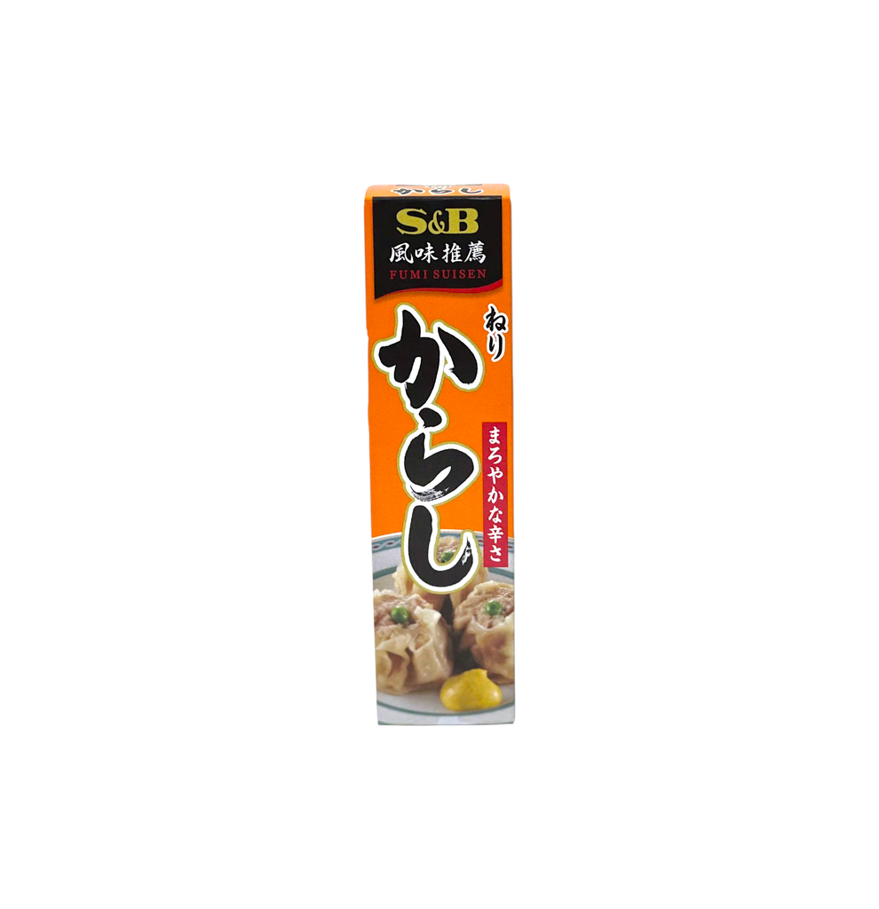 Mù Tạt Vàng S&B Karashi Vị Cay Vừa 43G/Tuýp