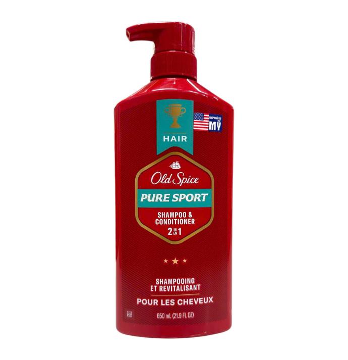 Dầu Gội Xả 2in1 Old Spice Cho Nam Hương Thể Thao 650ml