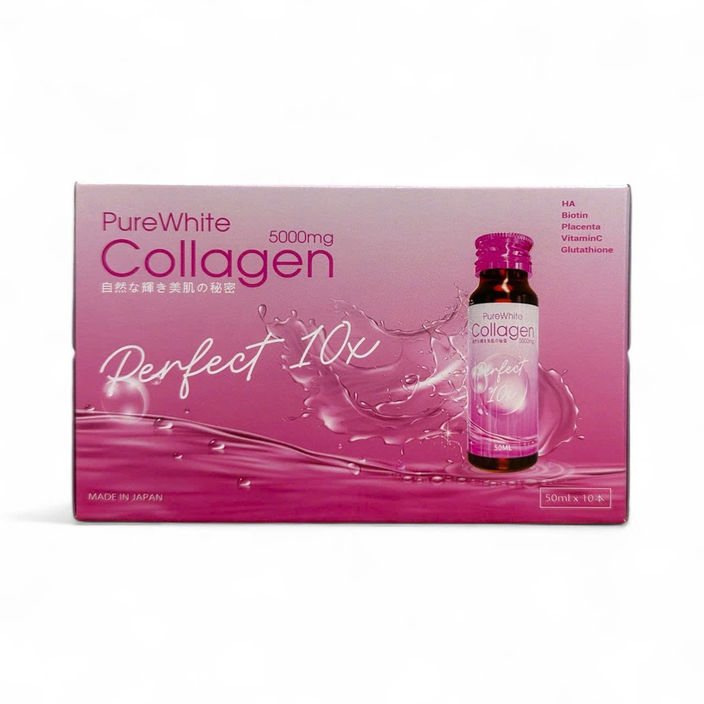 Nước Uống Pure White Collagen Perfect 5000mg (10cx50ml)