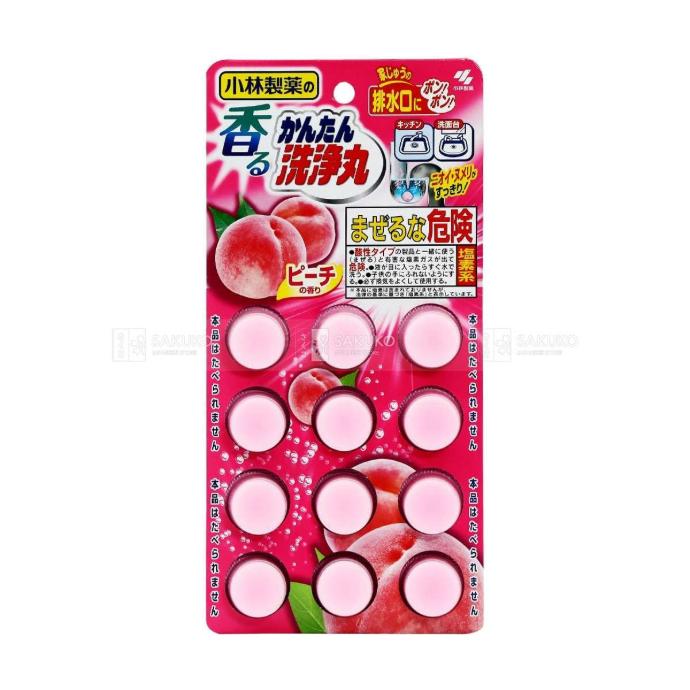 Viên Sủi Thông Tắc, Khử Mùi Cống, Ống Xả, Bồn Rửa, Bồn Cầu Kobayashi 12 Viên