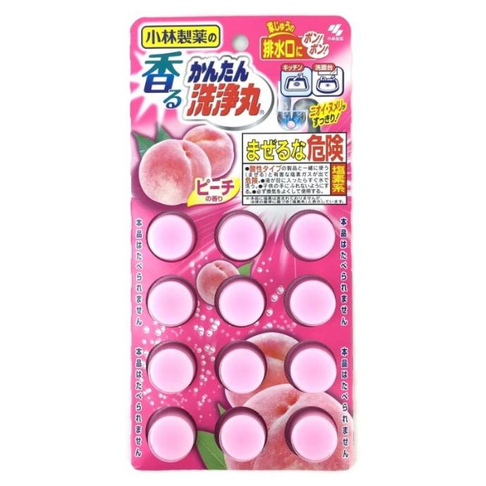 Viên Sủi Thông Tắc, Khử Mùi Cống, Ống Xả, Bồn Rửa, Bồn Cầu Kobayashi 12 Viên