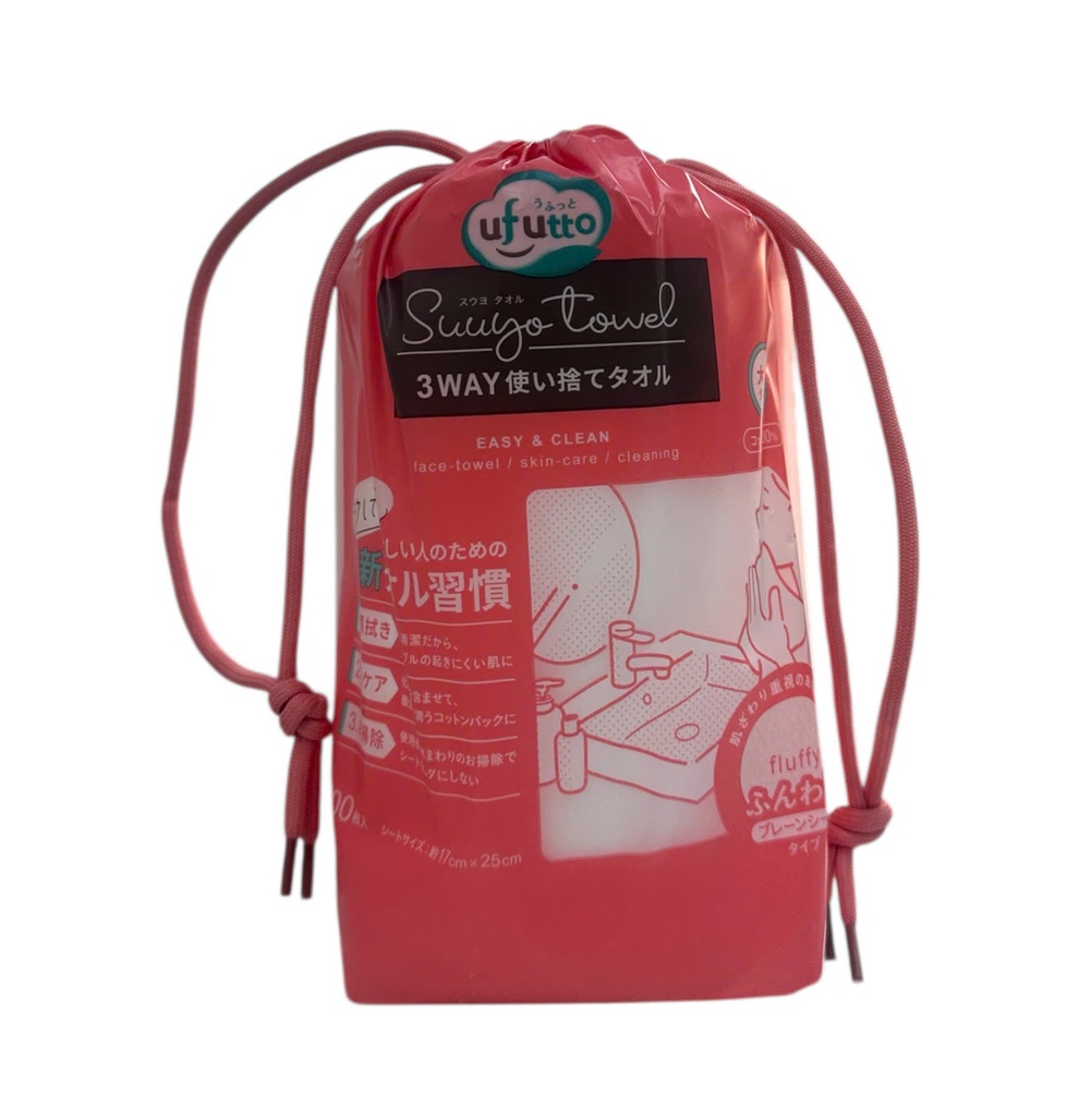 Khăn Mặt Cotton Dùng 1 Lần 100 Cái (17x25cm)