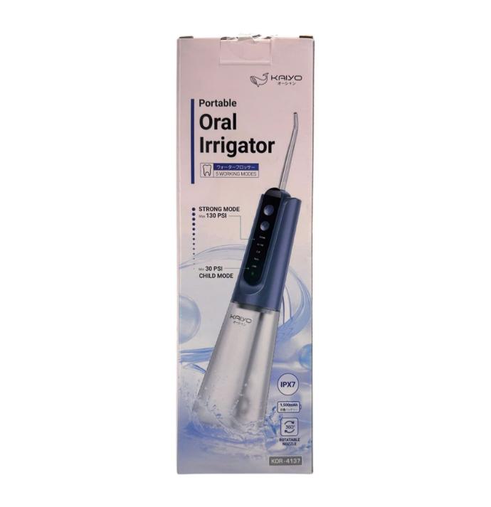 Máy Tăm Nước 5 Chế Độ Thông Minh Kaiyo Màu Ghi