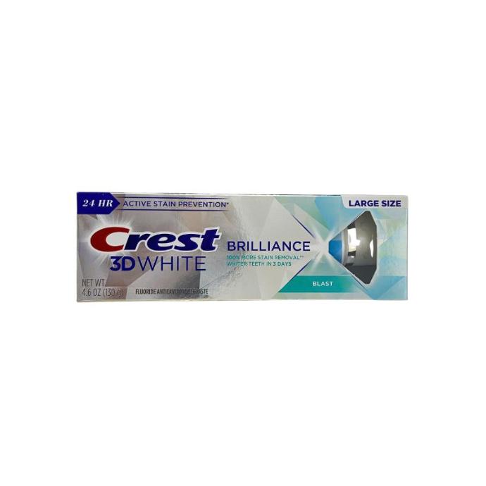 Kem Đánh Răng Crest 3D White Brilliance Blast 130g