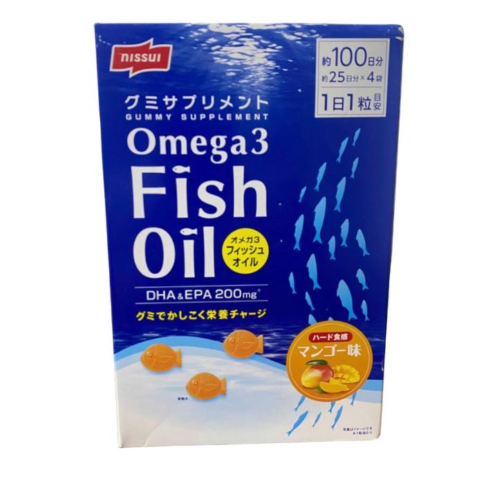 Viên Nhai Omega 3 Fish Oil Nissui 100 Viên