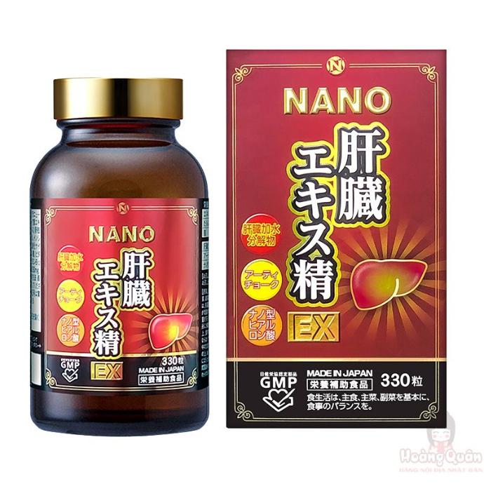 Viên Uống Giải Độc Gan Nano Liver Hydrolyzate EX 330v