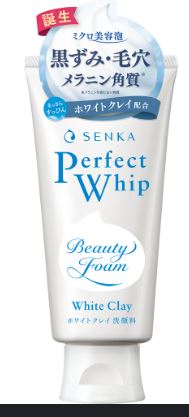 [PW636] Sữa Rửa Mặt Senka Perfect Whip Đất Sét Trắng Làm Đều Màu Da 120g(NĐ)
