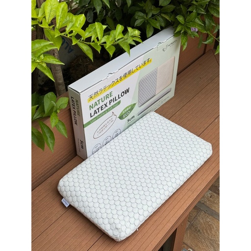 [KA279] Gối Cao Su Tự Nhiên Kaiyo Dáng Thấp 5Cm