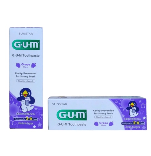 [RB420] Kem Đánh Răng Gum Kids Hương Nho (Bé 2-6 Tuổi)